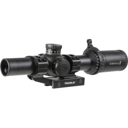 Truglo Omnia 1-8x24mm Scope - 30mm Tube Ir Sp W-1pc Mount Do