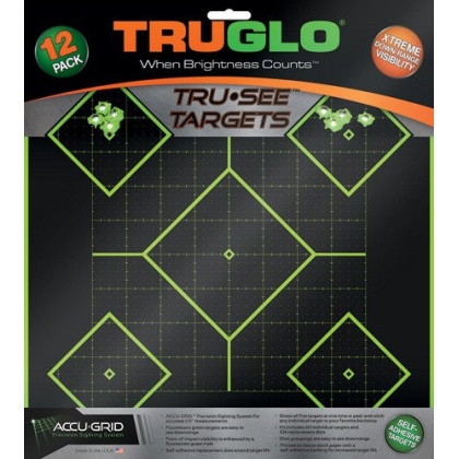 Truglo Tru-see Reactive Target - 5 Daimond 12-pack