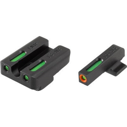 Truglo Sight Set Fn Fns-fnx-9 - Tfx Pro Green-orange Outline