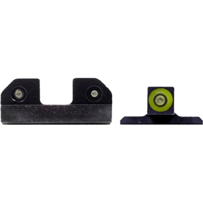 Xs R3d S&w M&p-m&p 2.0 Shield - 3-dot Green Tritium Set