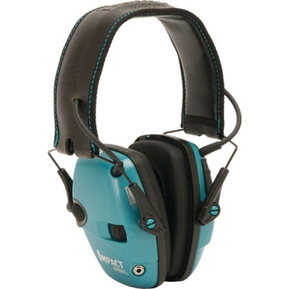 Howard Leight Impact Sport - Teal Electronic Muff Nrr22