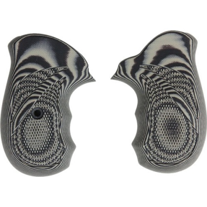 Pachmayr G10 Grips S&w J-frame - Rb Grey-black Checkered<