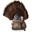 Flextone Thunder Creeper - Strutter Decoy W- Folding Fan