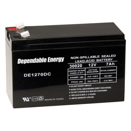 American Hunter Battery - Rechargeable 12v 7amp Tab Top