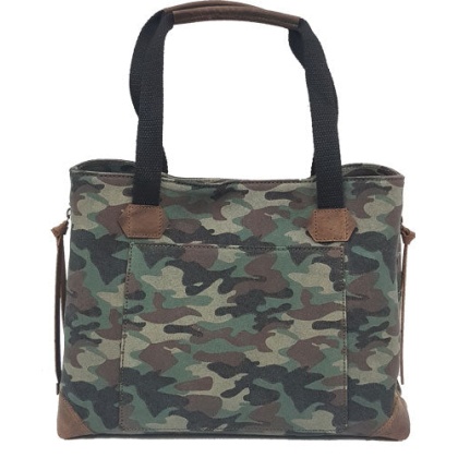 Versacarry Conceal Carry Purse - Canvas Camo Tote Style